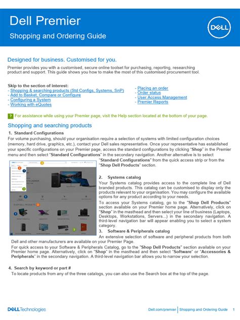 dell quote lookup|Dell New Premier Shopping and Ordering Guide.